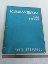 manual parts catalogue Kawasaki Mach III 500-H1 B 500 H1 B 1971