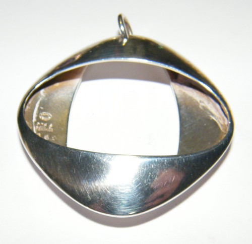 Ciondolo modernista argento - in,