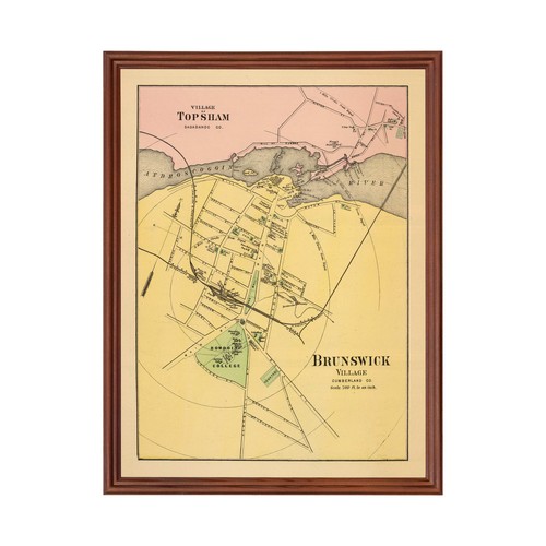 Old map brunswick - old, 1894