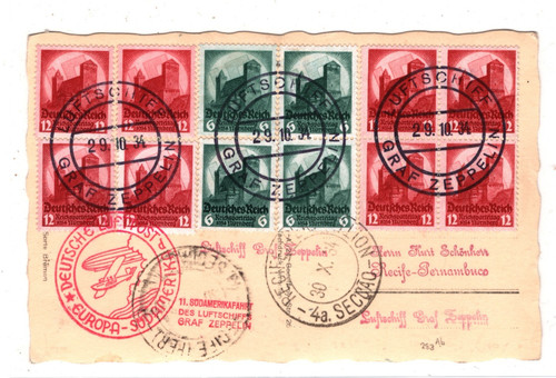 Graf zeppelin air junkers card - air,