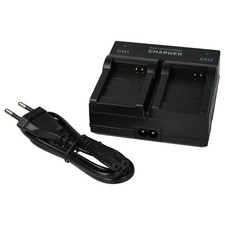 Cargador dual de batería para