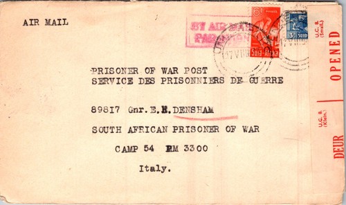 Sudafrica 1943 seconda - sudafrica, guerra