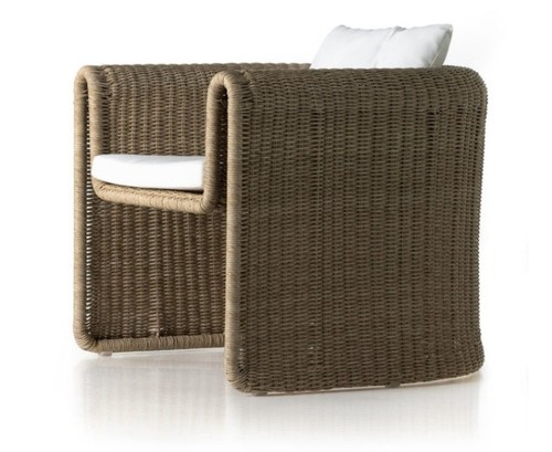Sedia botte vimini patio - vimini,