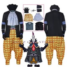 One piece Costume Cosplay Gekko Moria Outfit Uniform Full Set Hallow size M