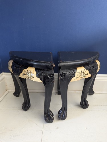 Coppia tavolini vintage