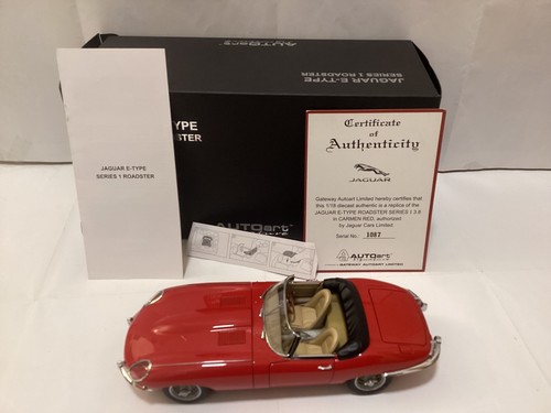 Autoart jaguar e - autoart, 1:18,