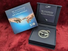 5 EURO PROOF ITALIA 2025 MICHELANGELO IN COFANETTO CON CERTIFICATO
