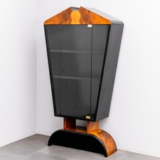 MOBILE VETRINA CREDENZA LEGNO RADICA DESIGN ANNI ’40 VINTAGE