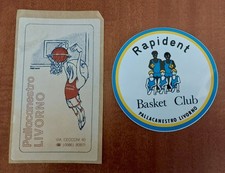 2 ADESIVI RAPIDENT BASKET CLUB