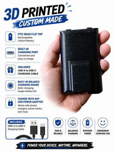 Custodia batteria usbc per - custodia,