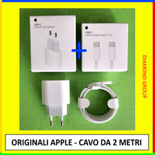 caricabatteria e cavo usb-c ORIGINALE x APPLE iphone 15 16 17 pro max 2 metri ?
