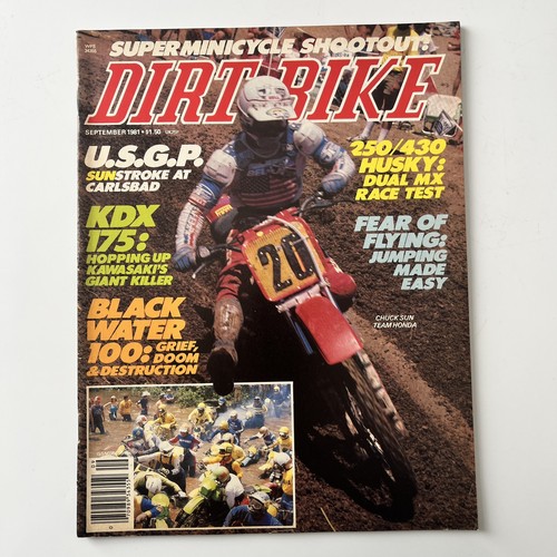 Dirt bike magazine sept 1981 - sept,