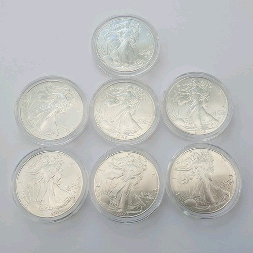 Monete argento fino da 1 - 7,