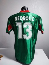 (M) MAROCCO MOROCCO SHIRT NEQROUZ 1998 JERSEY MAILLOT MAGLIA CALCIO BARI 