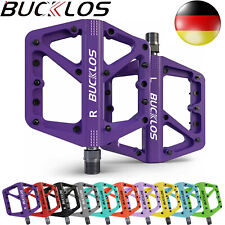 Pedali MTB Gravel Bike Flat/Piattaforma 9/16" Cuscinetto Alluminio Antiscivolo Pedali