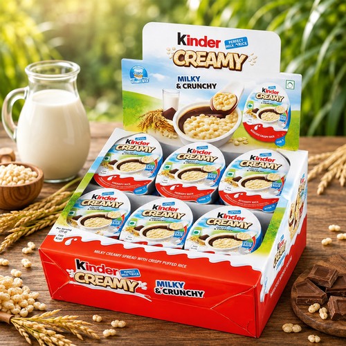 Kinder creamy milky crunchy - milky,