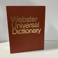 Webster Universal Dictionary