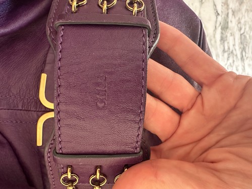 Borsa chloè viola con - ,