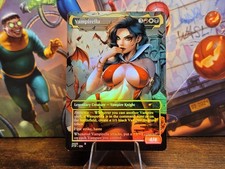 Carta Playtest Edgar Markov Foil senza bordi per MTG Vampirella Reskin