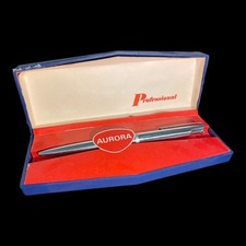 Penna a sfera silver Aurora Professional cofanetto vermuth carpano Vintage