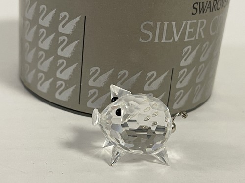 Statua swarovski 010028 maiale - statua,