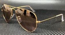 Occhiali da sole unisex Ray Ban RB3025 001 3E oro aviatore 55 mm