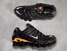 Nike Shox TL - Nero / Argento Metallizzato / Varsity Maze / Giallo - Taglia UK 7 ✅