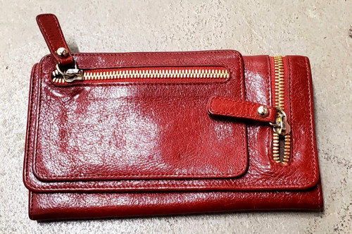 Emporio armani leather wallet - leather,