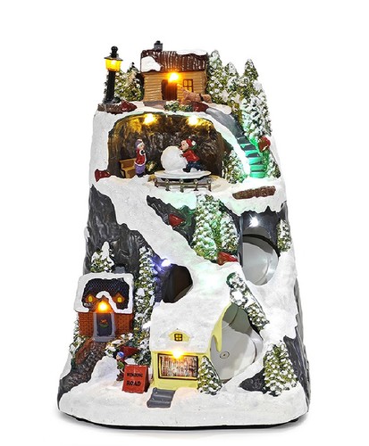 Montagna natale luminosa - di,