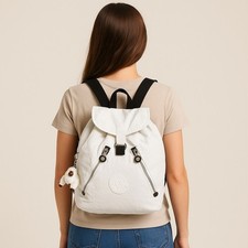 Zaino Kipling Bianco NUOVO 
