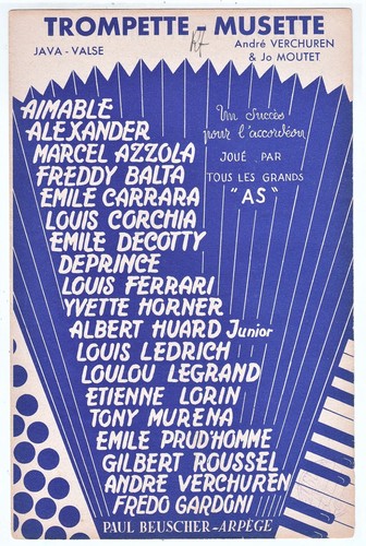 Spartito andre verchuren - andre',