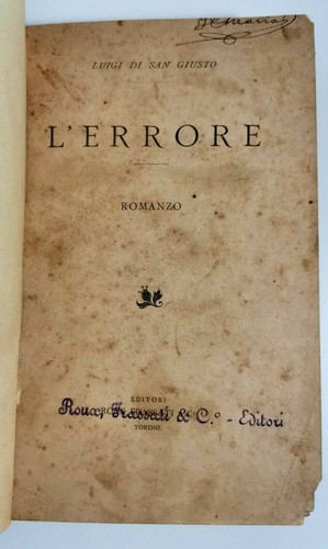 Errore luigi di san - l'errore,
