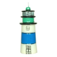 Candela Faro Verde 25cm Cera di Paraffina, Kunstkerze, Di Italia, Nuovo