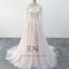 Abito sposa pizzo rosa - abito, in