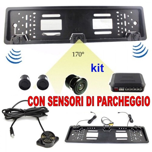 Porta targa dvr con - targa,