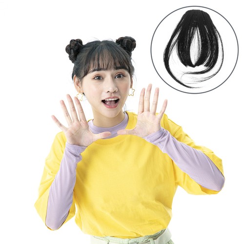 Pezzi fake bangs - clip, on