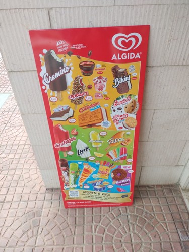 Tabella insegna gelati - ,