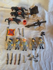 Playmobil vintage western soldati confederati 3419