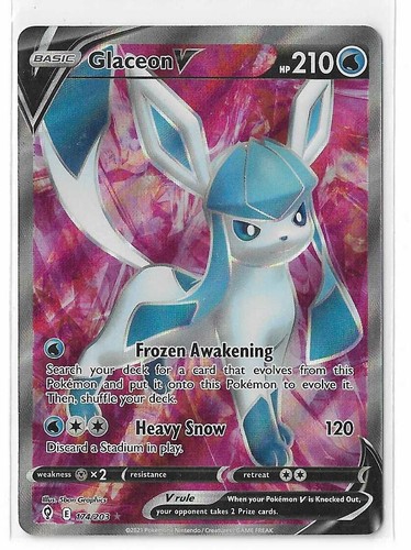 Glaceon 174 203 evolving - v,