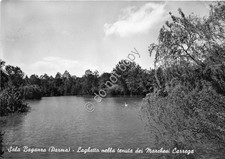 Cartolina - Postcard - Sala Beganza - Laghetto Marchesi Correga - anni '60
