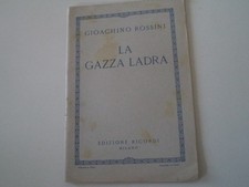 ANTICO LIBRETTO OPERA LA GAZZA