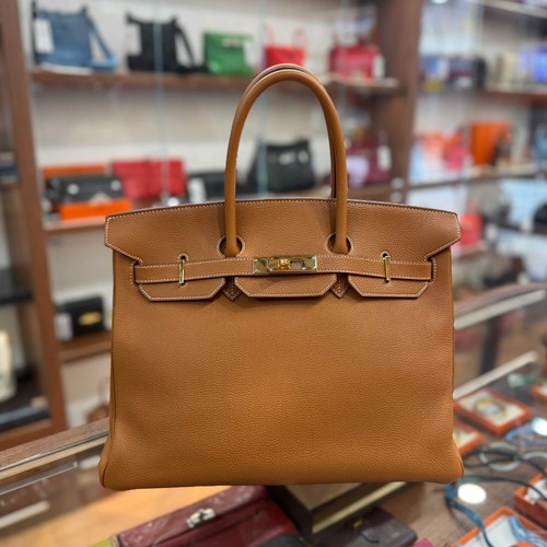 Auth hermes birkin golden - 35,