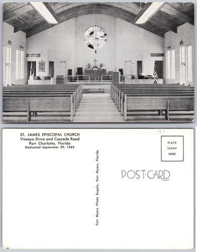 Cartolina chiesa episcopale - cartolina,