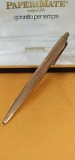 Penna Paper Mate placcata oro Usata con scatola originale
