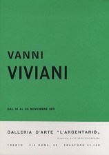 Vanni Viviani: dal 16 al 30 novembre 1971.
