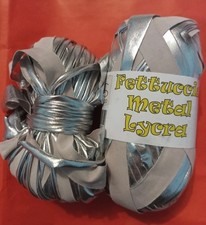 Fettuccia metallizzata lycra 