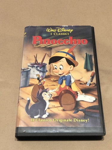 Videocassetta vhs pinocchio - videocassetta,