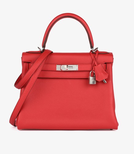 Hermès rouge radieux clemence - rouge,