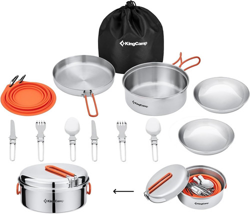 Set pentole campeggio - set,
