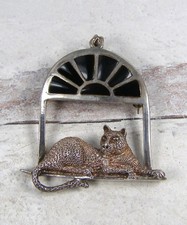 Sterling Silver Cat Cougar